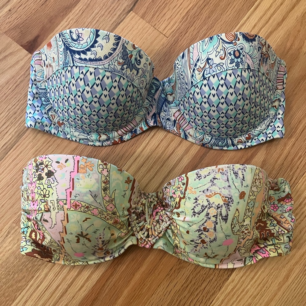 Victoria’s Secret 32D Swim Bandeau Tops